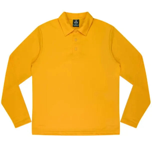 Aussie Pacific Botany Kids Long Sleeve Polo Shirt 3316 Casual Wear Aussie Pacific Gold 4